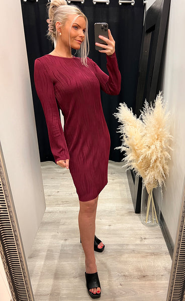 Katie dress 1 - beet red