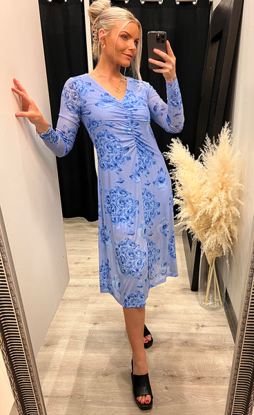 Verona dress - blue print