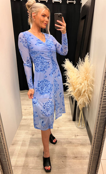 Verona dress - blue print