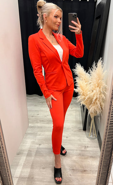 Kate blazer - poppy red