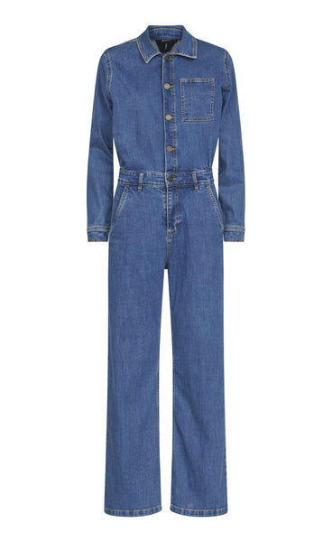 Ovea jumpsuit - mid blue wash