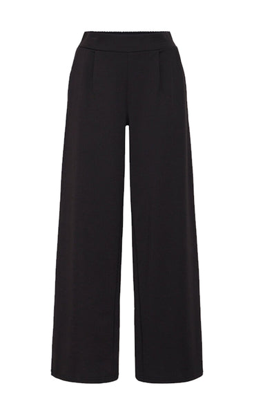 Kate pip wide pants - black