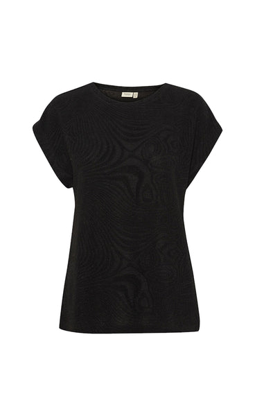 Lyra tee 1 - black glitter