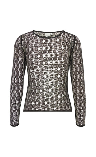 Netty blouse - black glitter