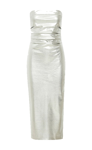 Kate metallic dress - silver