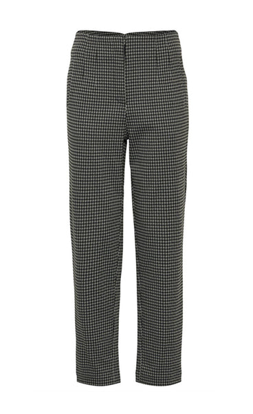 Kate houndstooth pants 3 - black/grey