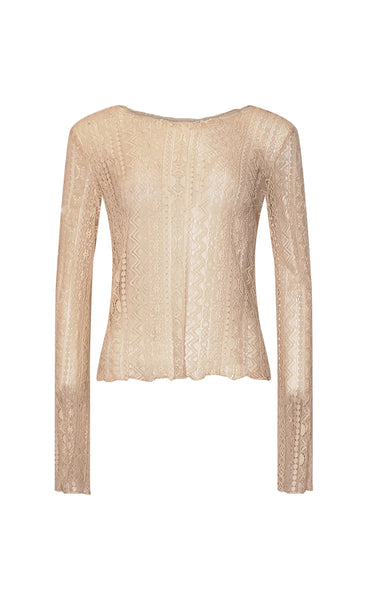 Kasia top - vintage beige