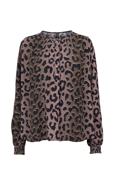 Theresa blouse - leopard