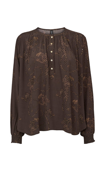 Theresa blouse - chocolate