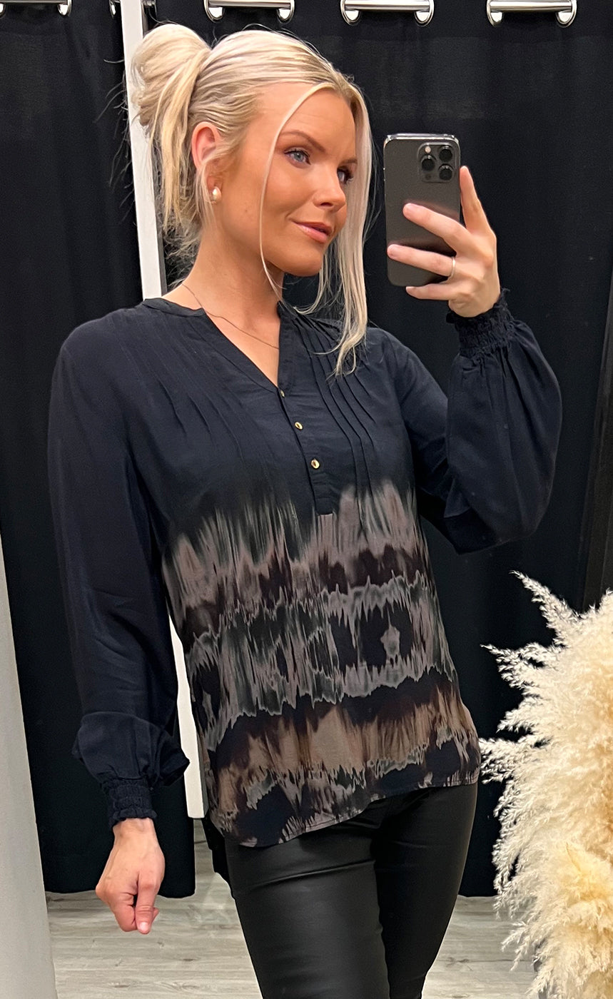 Belinda blouse - dusty black