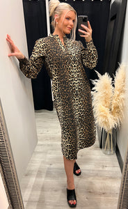 Neel dress - leopard