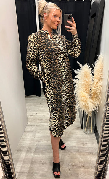 Neel dress - leopard