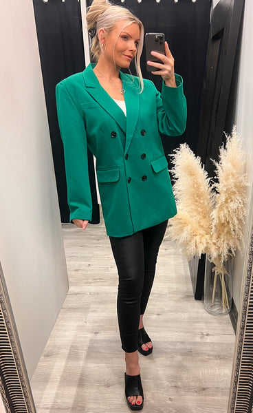 Estale oversized blazer - ultramarine green