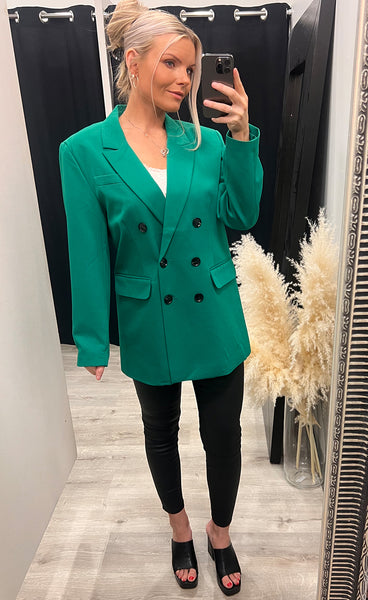 Estale oversized blazer - ultramarine green