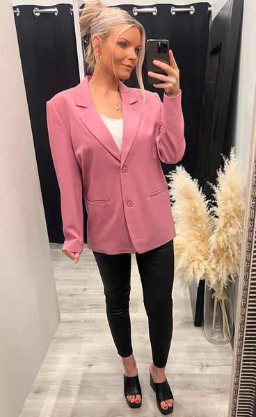 Kate oversize blazer - heather rose