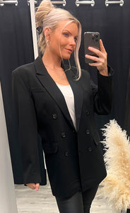 Estale oversized blazer - black