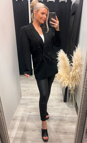 Estale oversized blazer - black