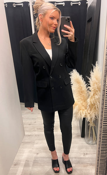 Estale oversized blazer - black