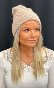 Nuallen knitted hat - sand