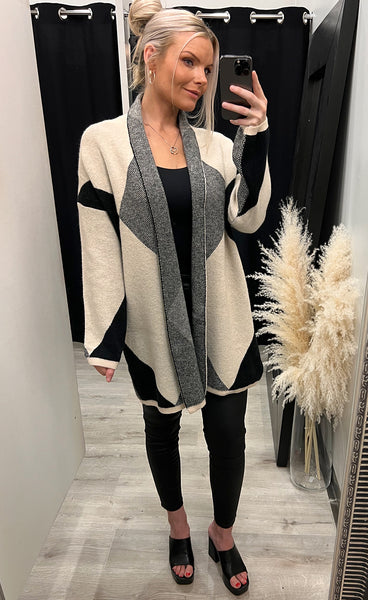 Aris cardigan - beige mix