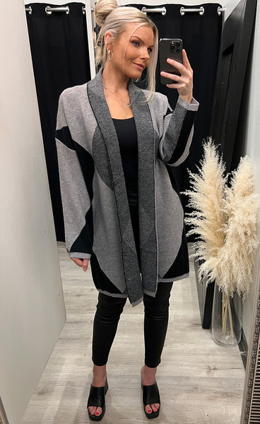 Aris cardigan - grey mix