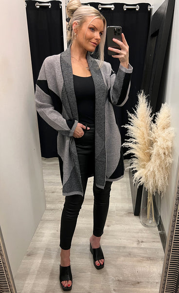 Aris cardigan - grey mix