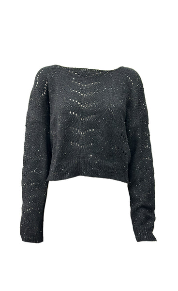 Duna pullover - black/glitter