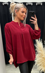 Remi blouse - burgundy