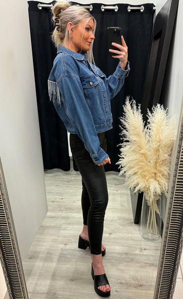 Gabrielle denim jacket - medium blue