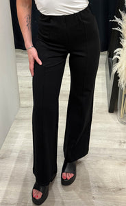 Marcia wide leg pant - black