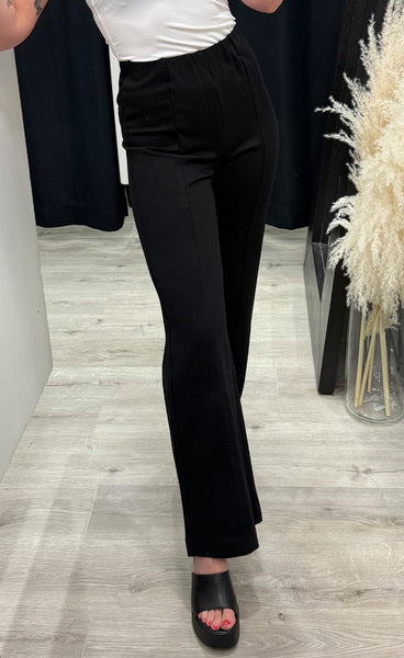 Marcia wide leg pant - black