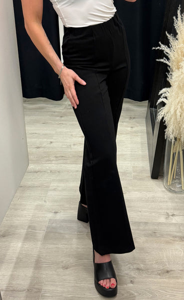 Marcia wide leg pant - black