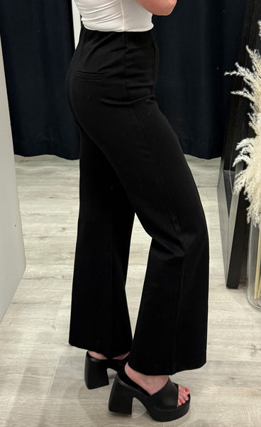 Marcia wide leg pant - black