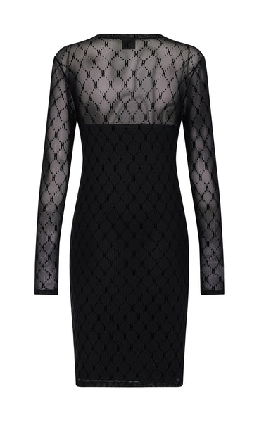 HYPE mesh dress - black