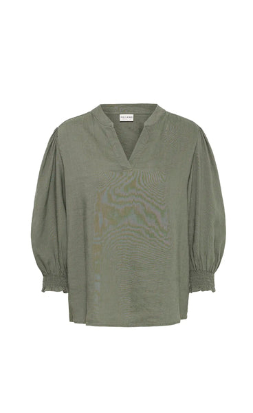 Luca blouse - lichen green