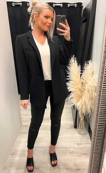 Laura Jo blazer - black