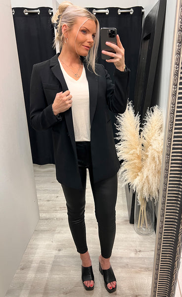 Laura Jo blazer - black