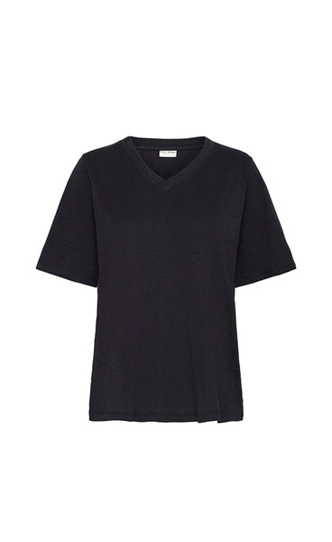 Viktoria v-neck - black