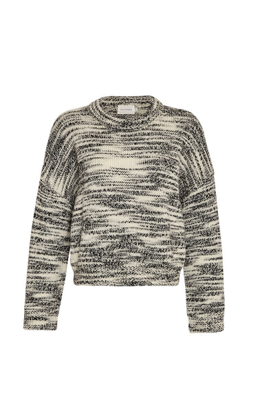 Annasol wool pullover - ice/black