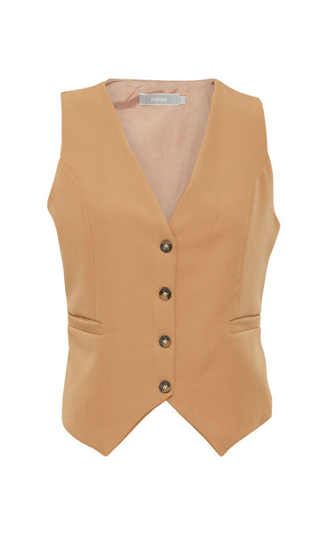 Olina waistcoat - tan