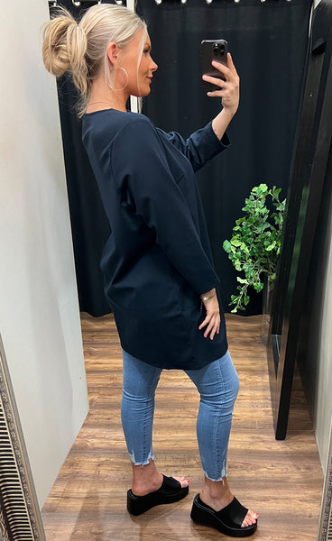 Blazer dress PLUS -  navy