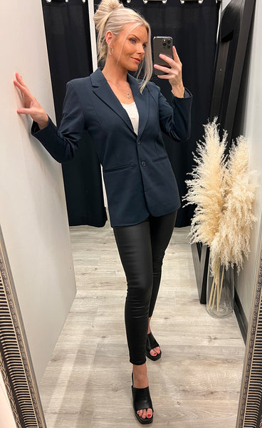 Kate oversize blazer - total eclipse