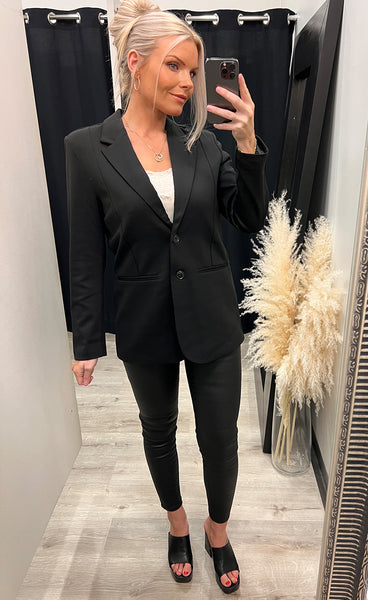 Kate oversize blazer - black