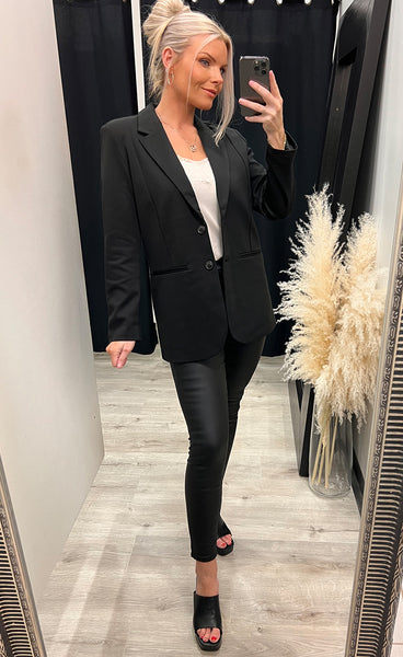 Kate oversize blazer - black