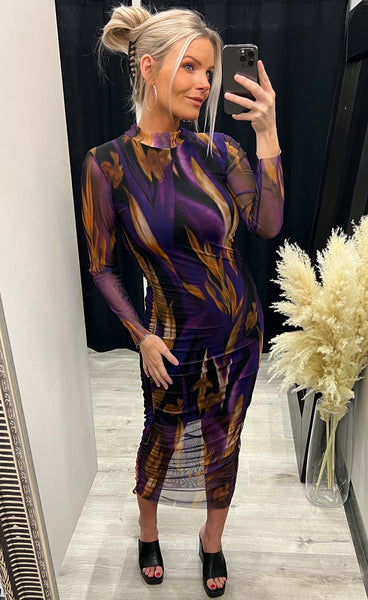 Stephanie dress - purple