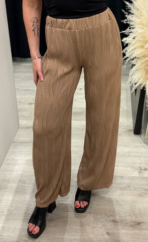 Wave pants - camel