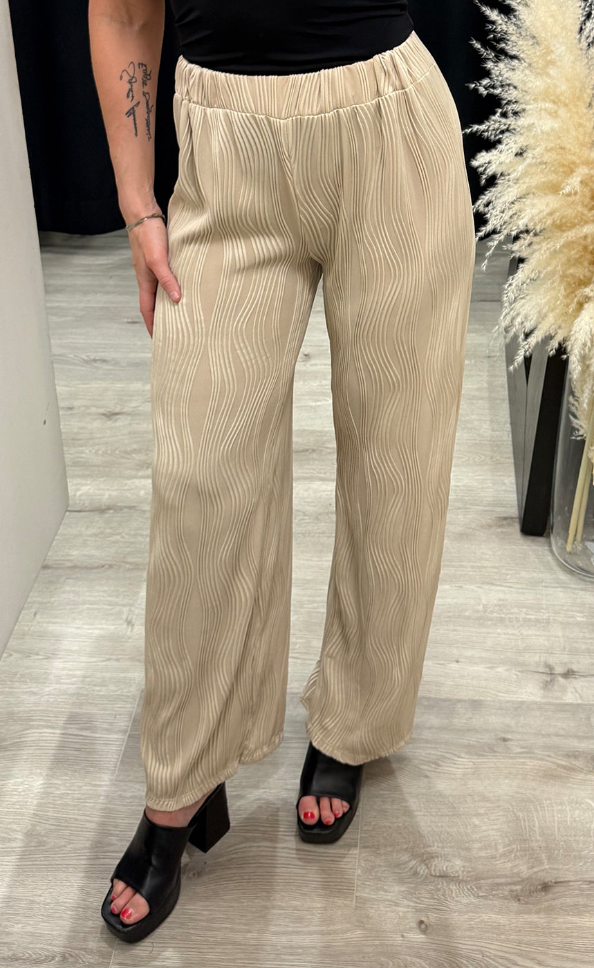 Wave pants - beige