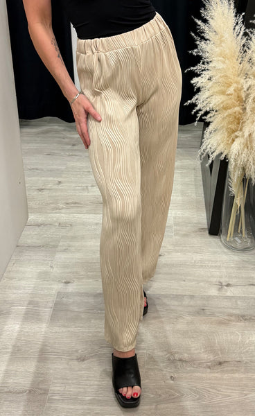 Wave pants - beige