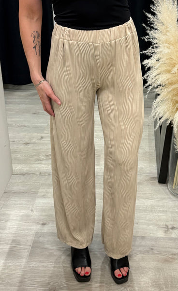 Wave pants - beige