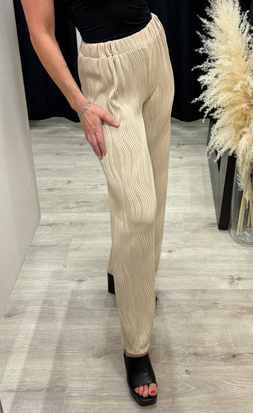 Wave pants - beige